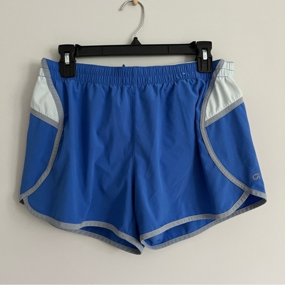 Gap Blue and Grey with Underlining Brief and Elastic Waist Running Short